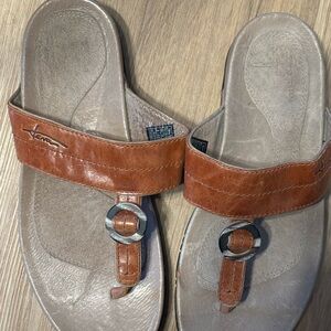 Teva Brown Leather Sandals